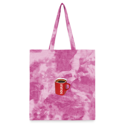 Tie Dye Tote Bag - pink lady