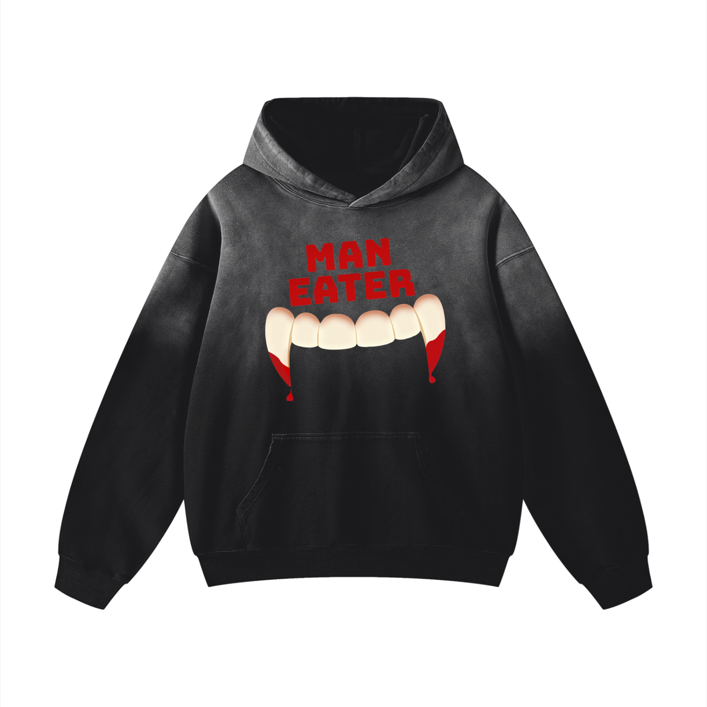MAN EATER Heavyweight Sunfade Oversized Hoodie