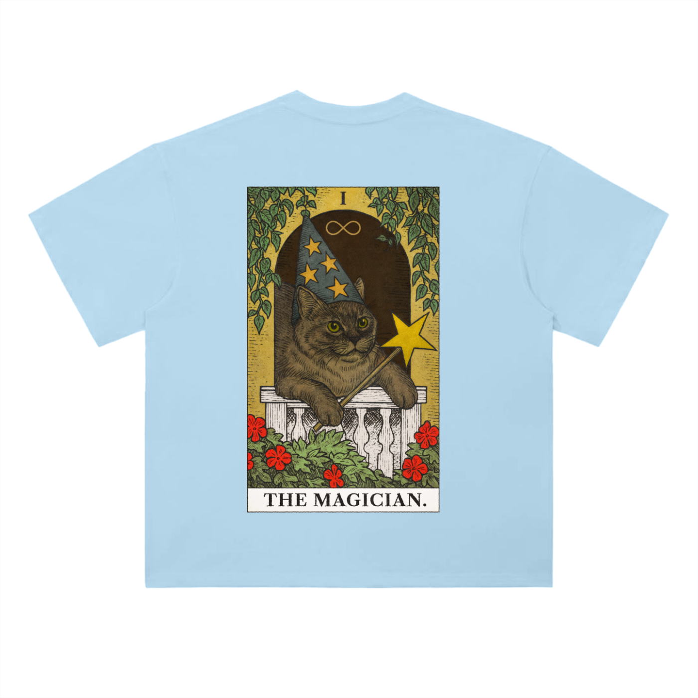 THE MAGICIAN Heavyweight Drop Shoulder Cotton T-Shirt