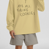Ate all FCKing cookies Oversized Unisex Long Sleeve T-Shirt