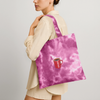 Tie Dye Tote Bag - pink lady