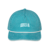 Vintage Washed Rope Cap - faded turquoise