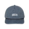 Vintage Washed Rope Cap - washed navy