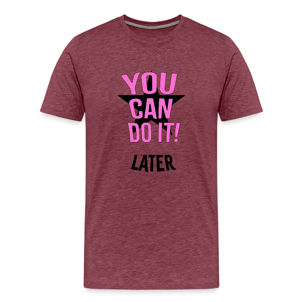 Men's Premium T-Shirt - heather burgundy