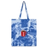 Tie Dye Tote Bag - cloudy blue