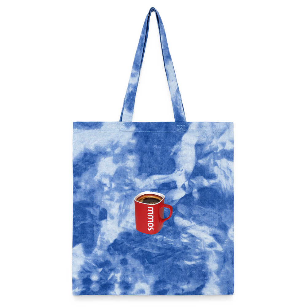 Tie Dye Tote Bag - cloudy blue