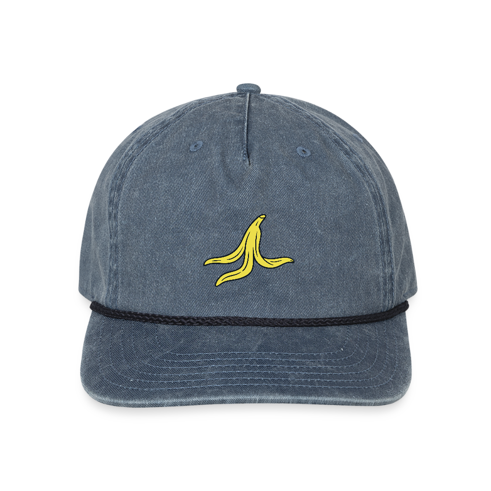 Vintage Washed Rope Cap - washed navy
