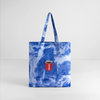 Tie Dye Tote Bag - cloudy blue
