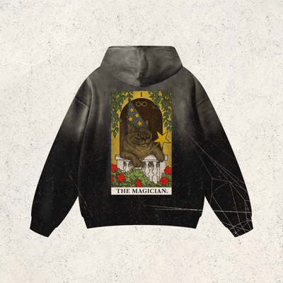 THE MAGICIAN Heavyweight Sunfade Oversized Hoodie