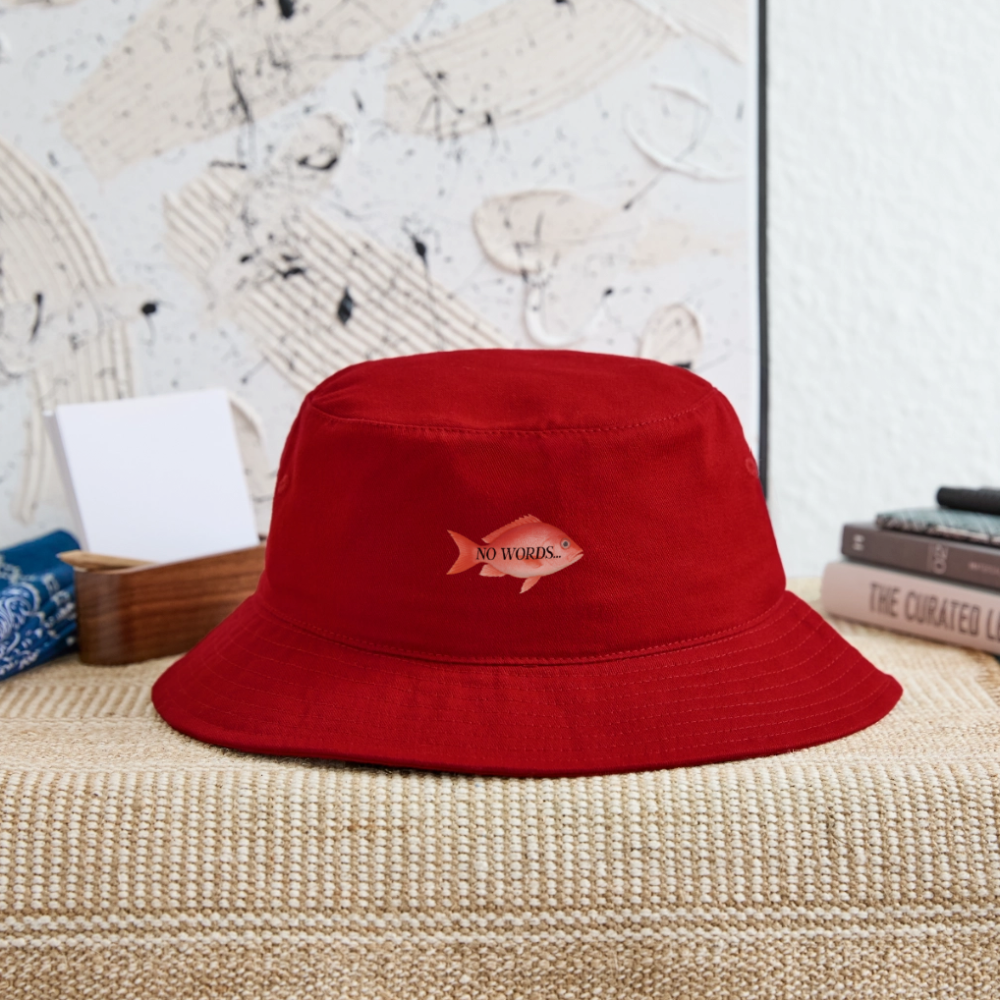 Bucket Hat - red