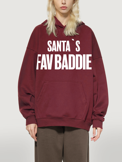 Santa's FAV BADDIE Essential Heavyweight Hoodie
