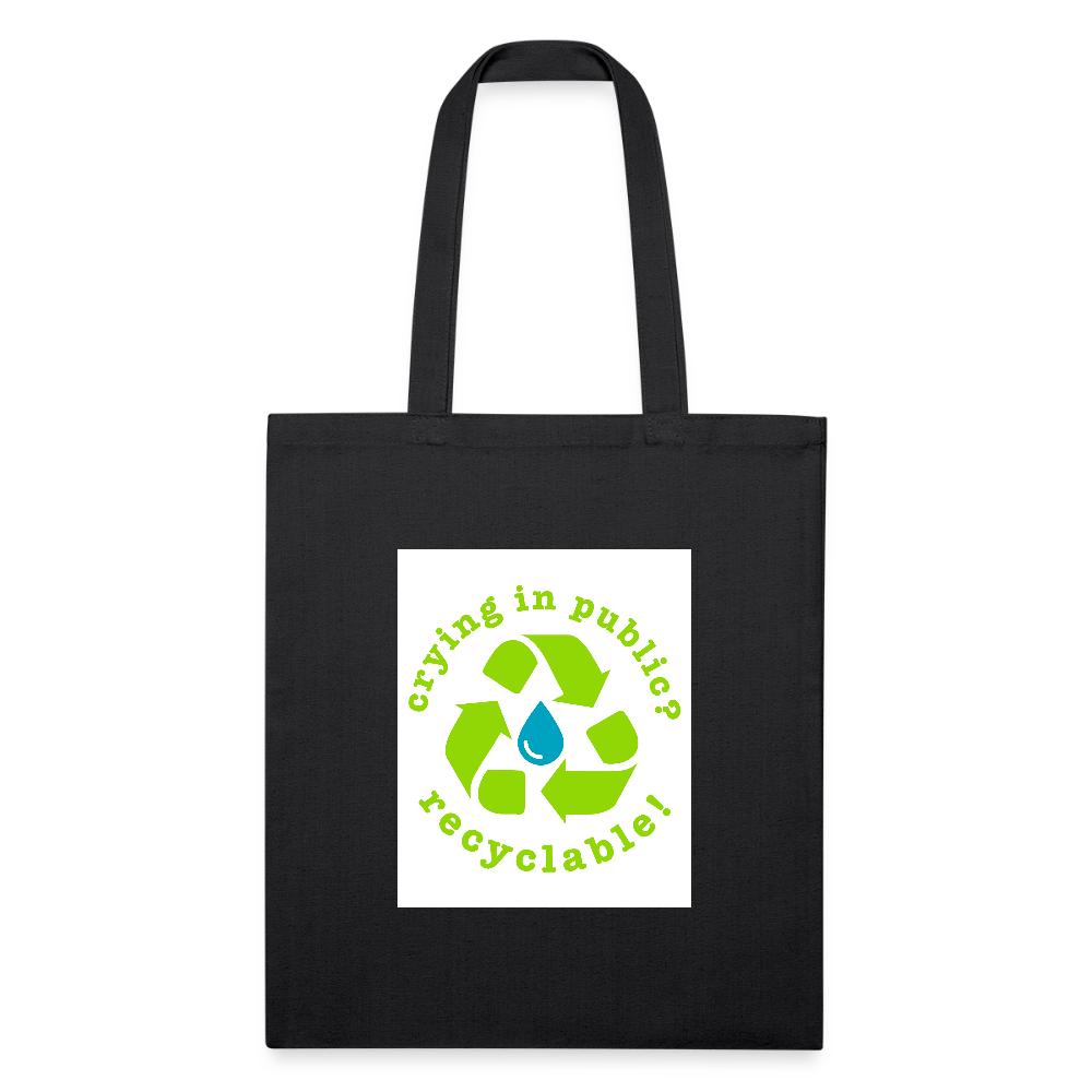 Recycled Tote Bag - black
