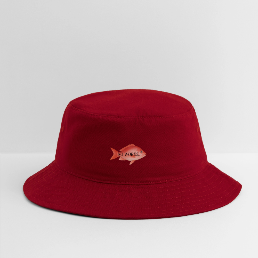 Bucket Hat - red