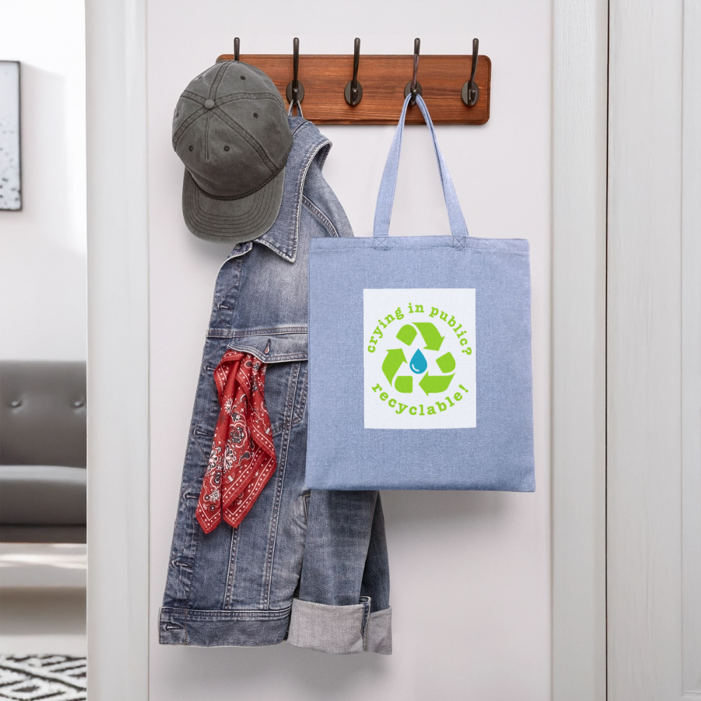 Recycled Tote Bag - light Denim