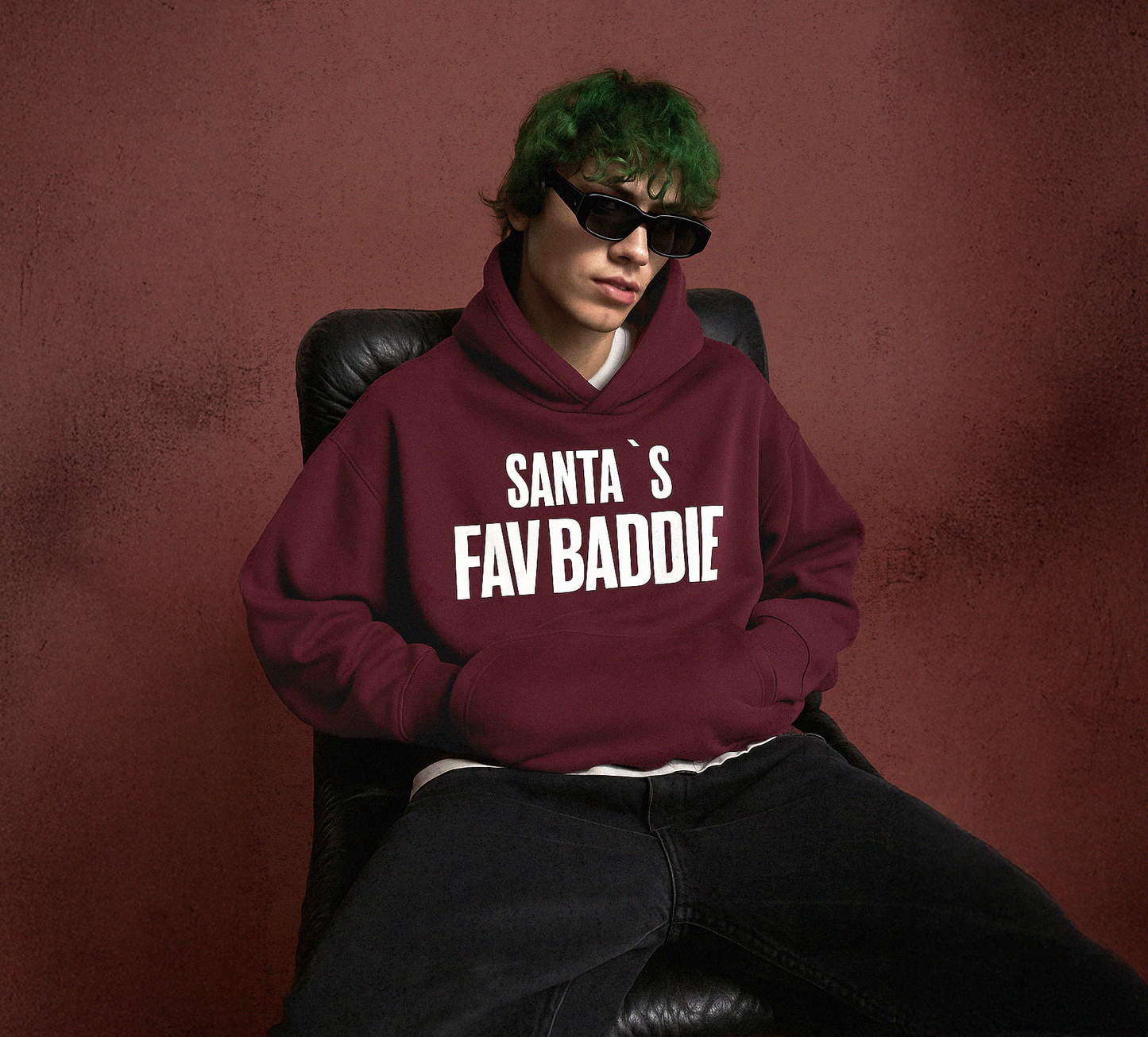 Santa's FAV BADDIE Essential Heavyweight Hoodie