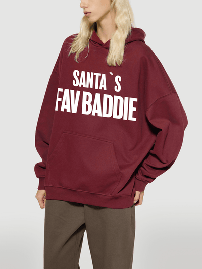 Santa's FAV BADDIE Essential Heavyweight Hoodie