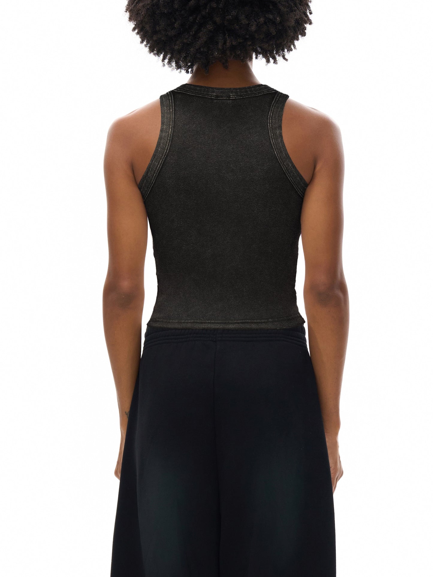 MAN EATER Snow Washed Tank Top