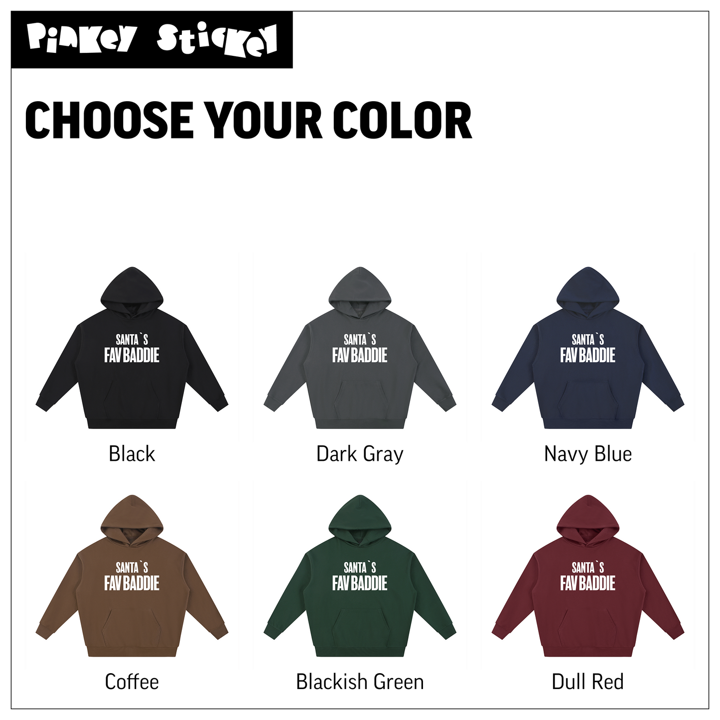 Santa's FAV BADDIE Essential Heavyweight Hoodie