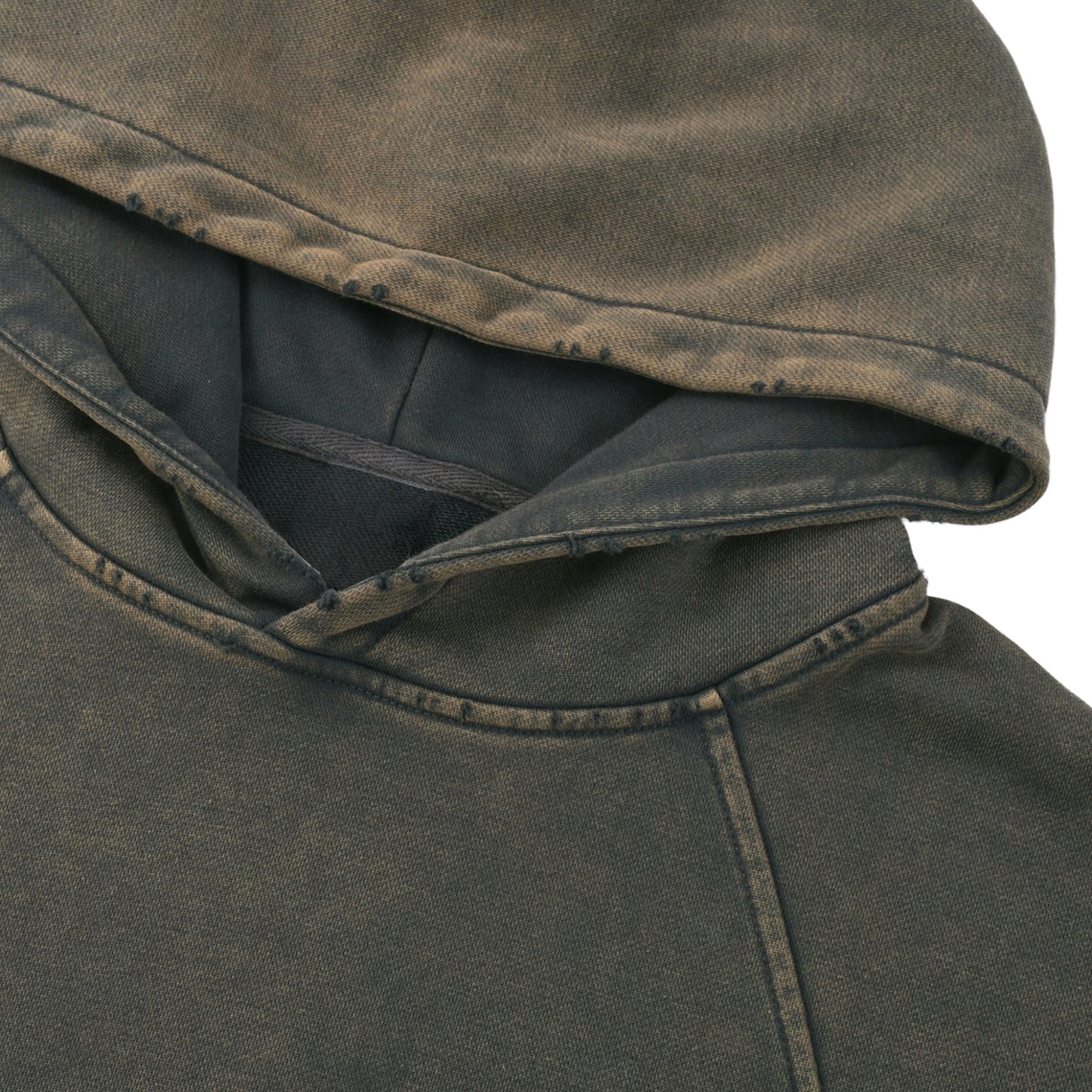 BOO BITCH Vintage Washed Frayed-Hem Hoodie