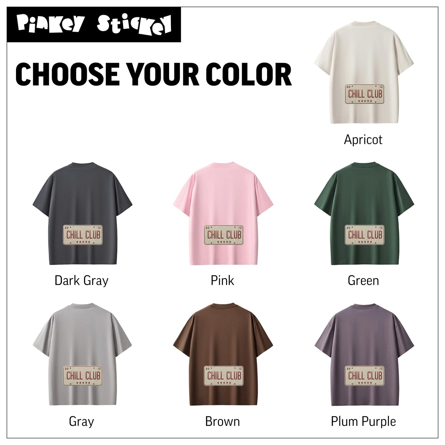 Chill Club Tee (Back Print)