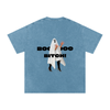 BOO BITCH Snow Washed Oversized Cotton T-Shirt