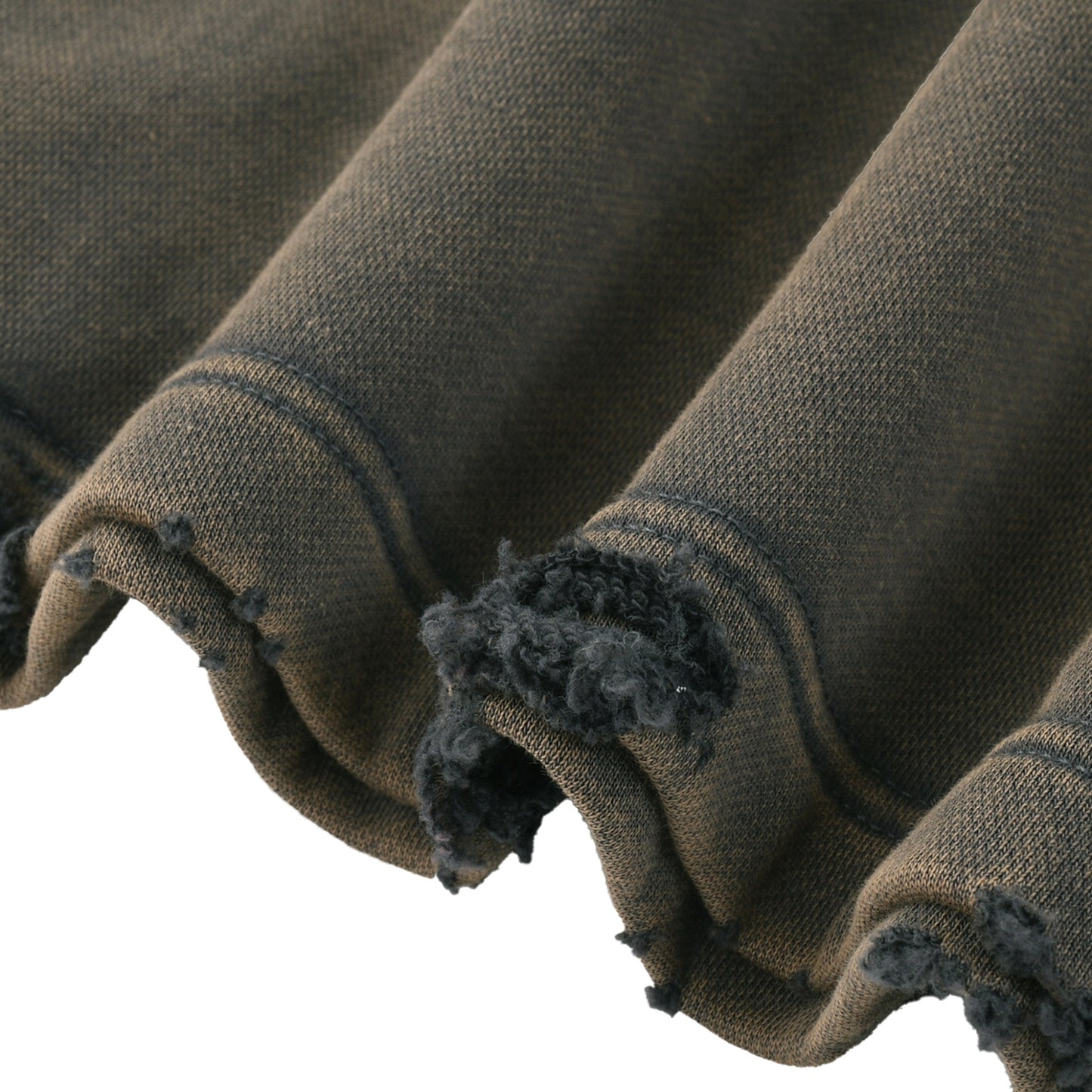 BOO BITCH Vintage Washed Frayed-Hem Hoodie