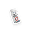 Jar labeled 'ANTI-DELU PILLS' with a no-dealu symbol on a white background