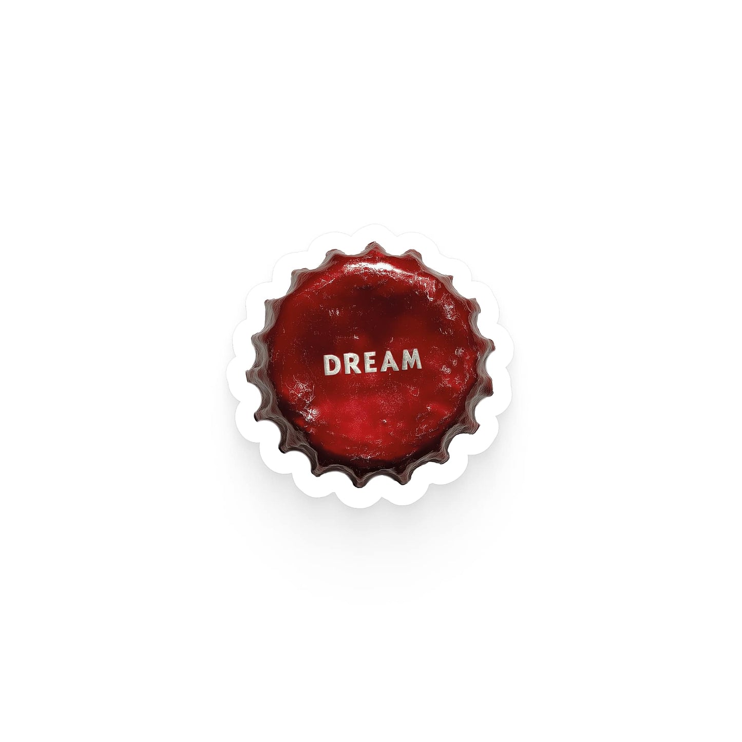 Dream Bottle Cap Sticker