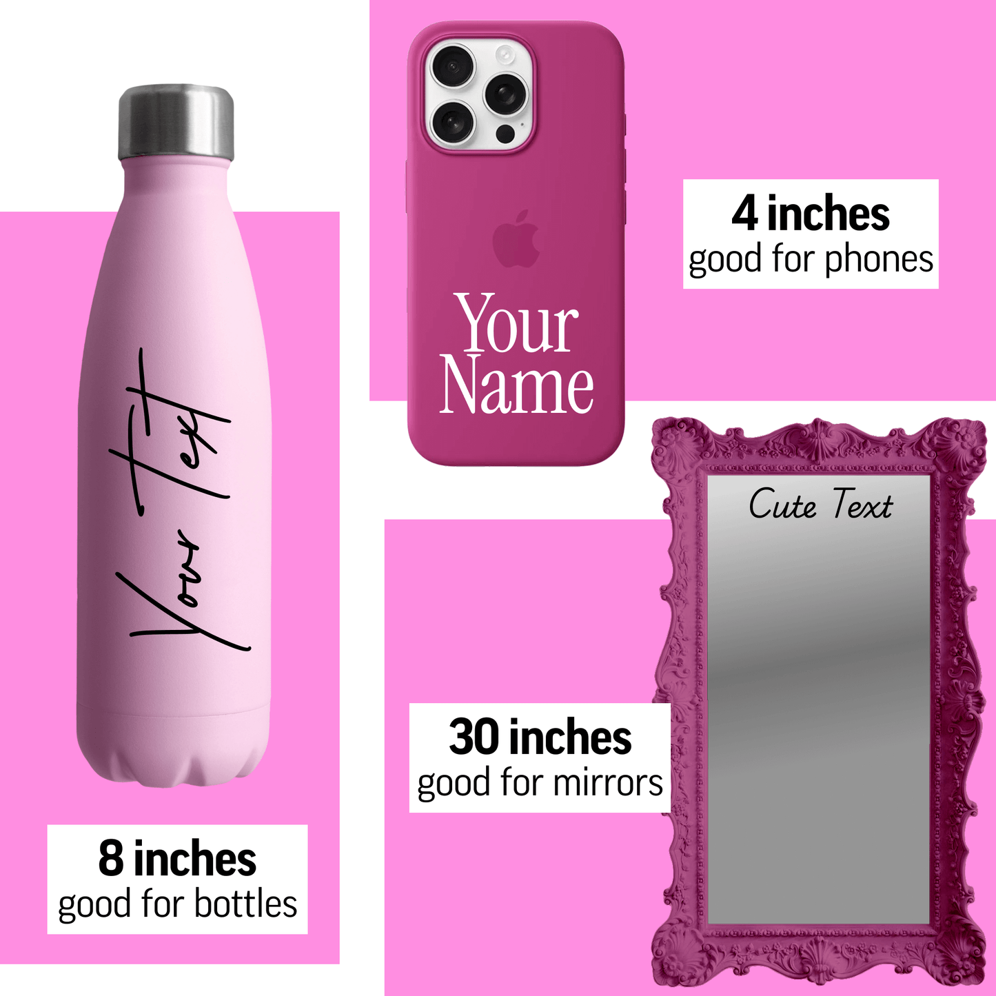 Custom Text Stickers