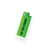 Green lighter with 'Not That Serious!' text on a white background