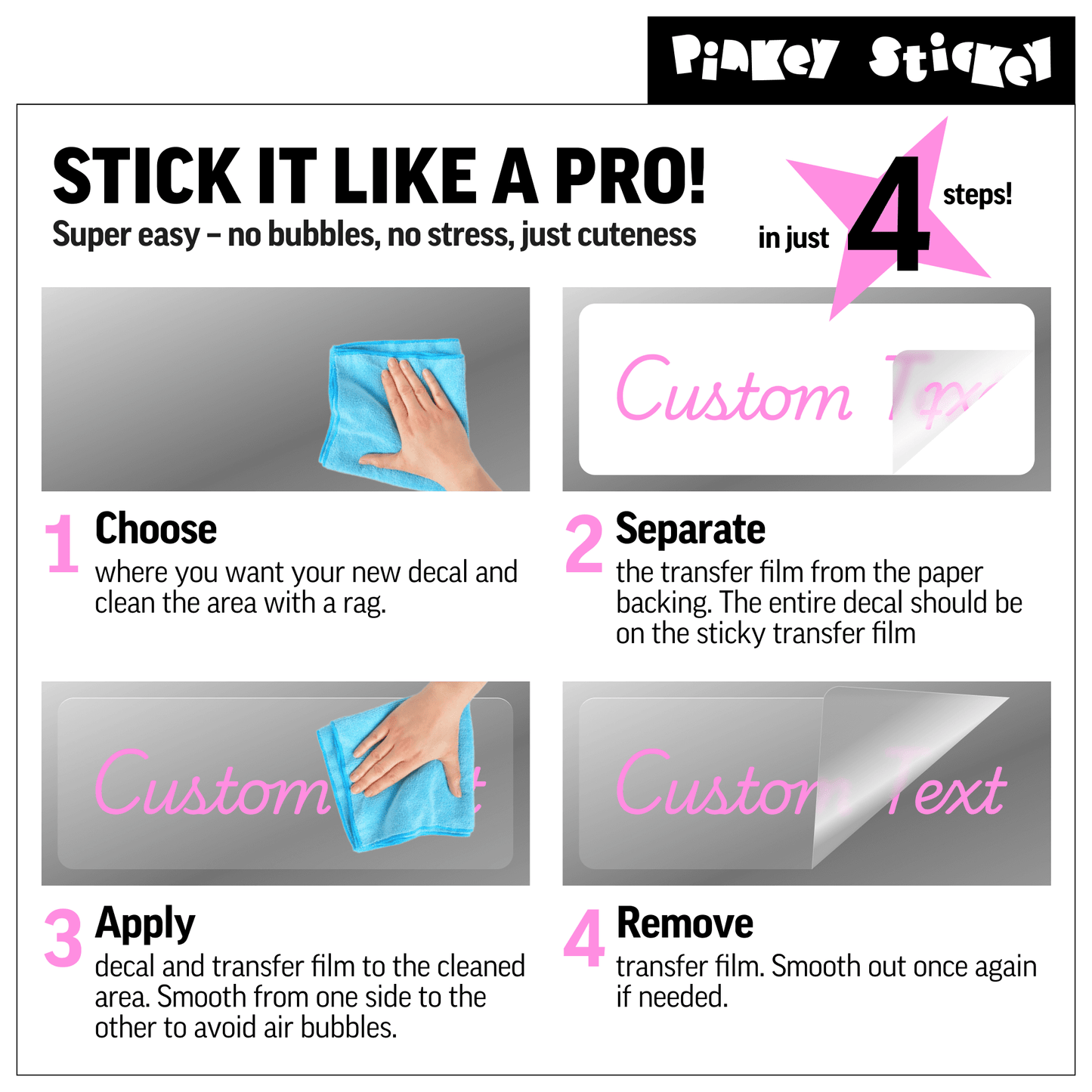 Business Hour Window Decals