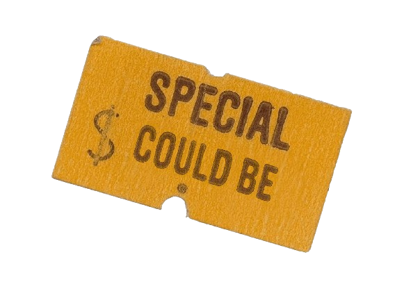 Special $ Could Be Ticket Sticker