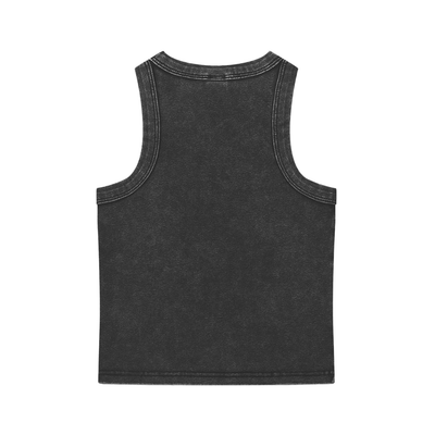 MAN EATER Snow Washed Tank Top
