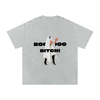 BOO BITCH Snow Washed Oversized Cotton T-Shirt
