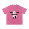 BOO BITCH Snow Washed Oversized Cotton T-Shirt