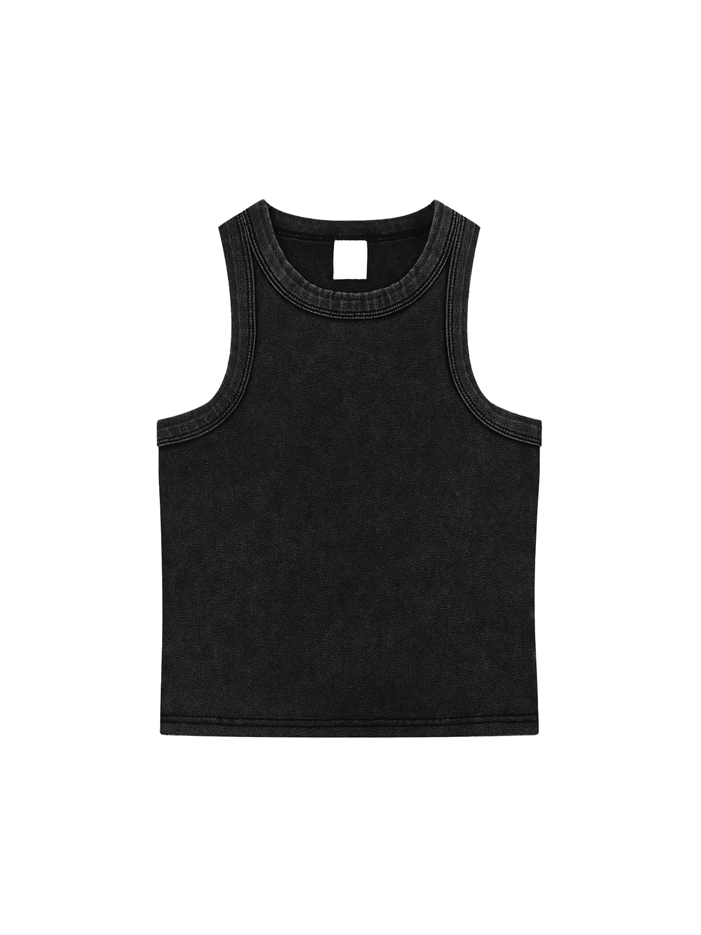 MAN EATER Snow Washed Tank Top