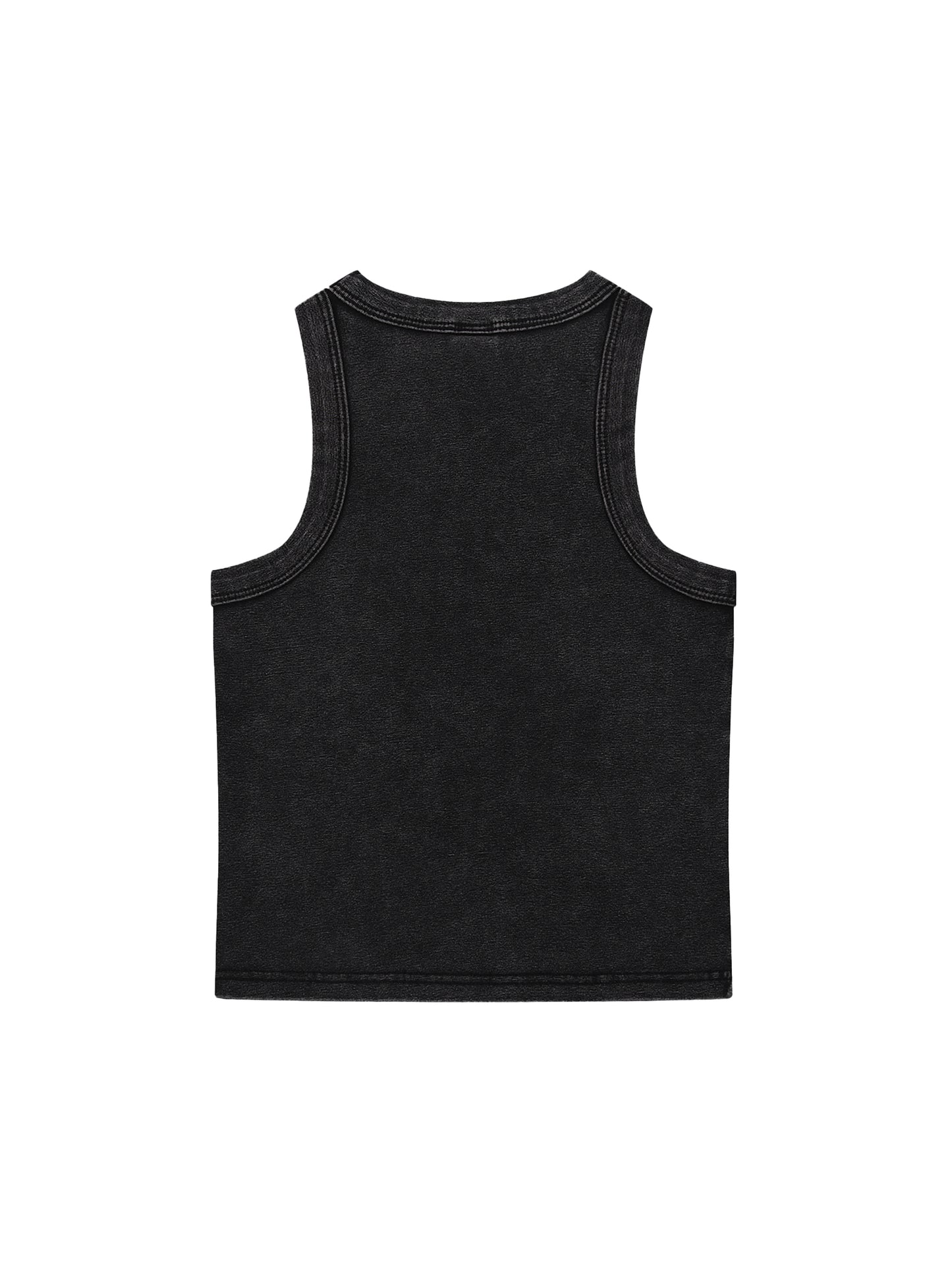 MAN EATER Snow Washed Tank Top