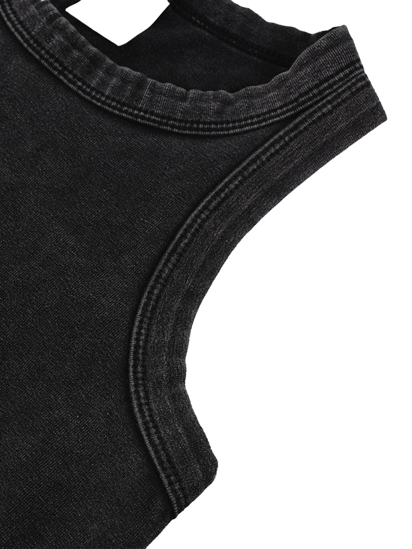 MAN EATER Snow Washed Tank Top