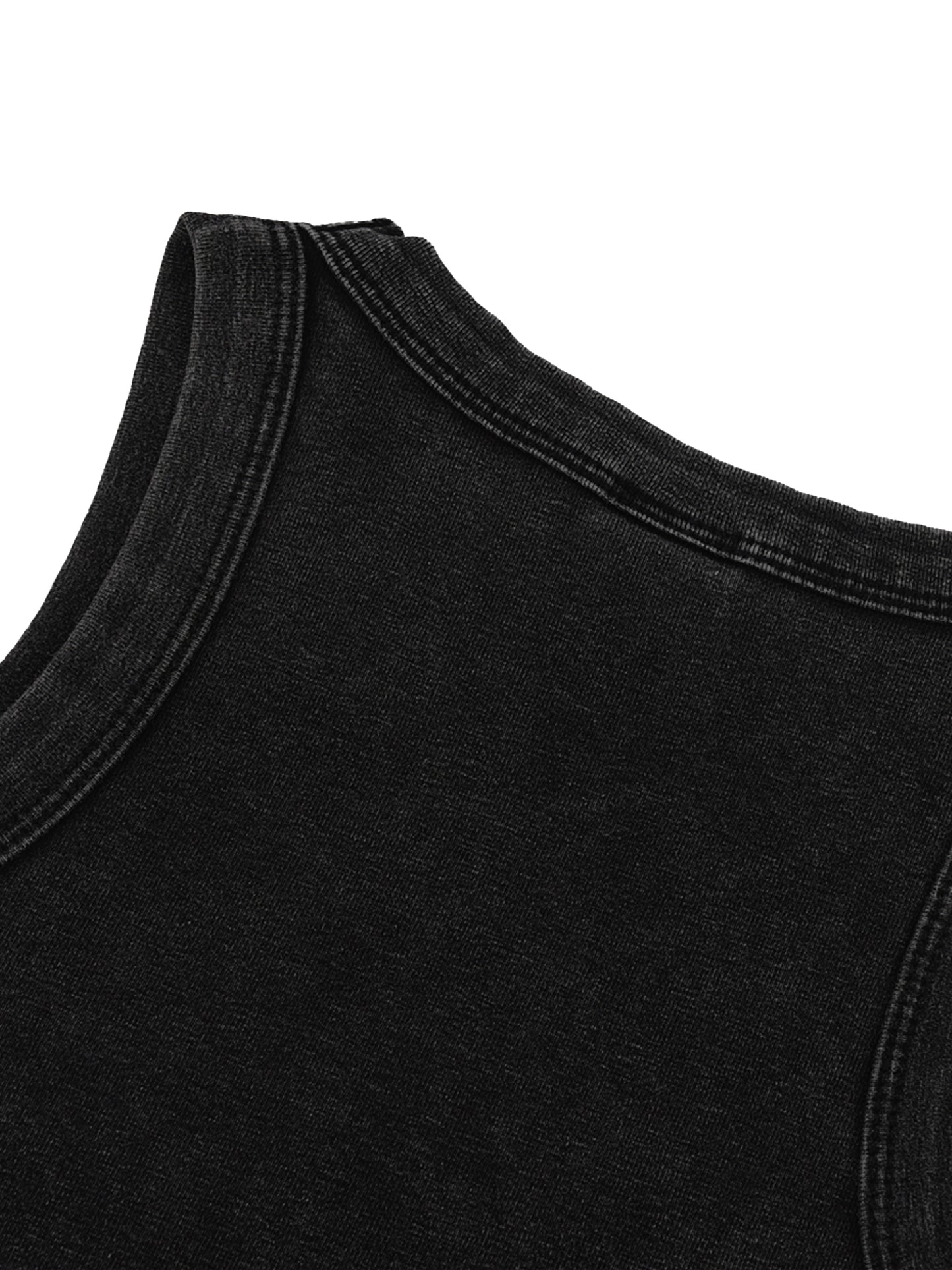 MAN EATER Snow Washed Tank Top