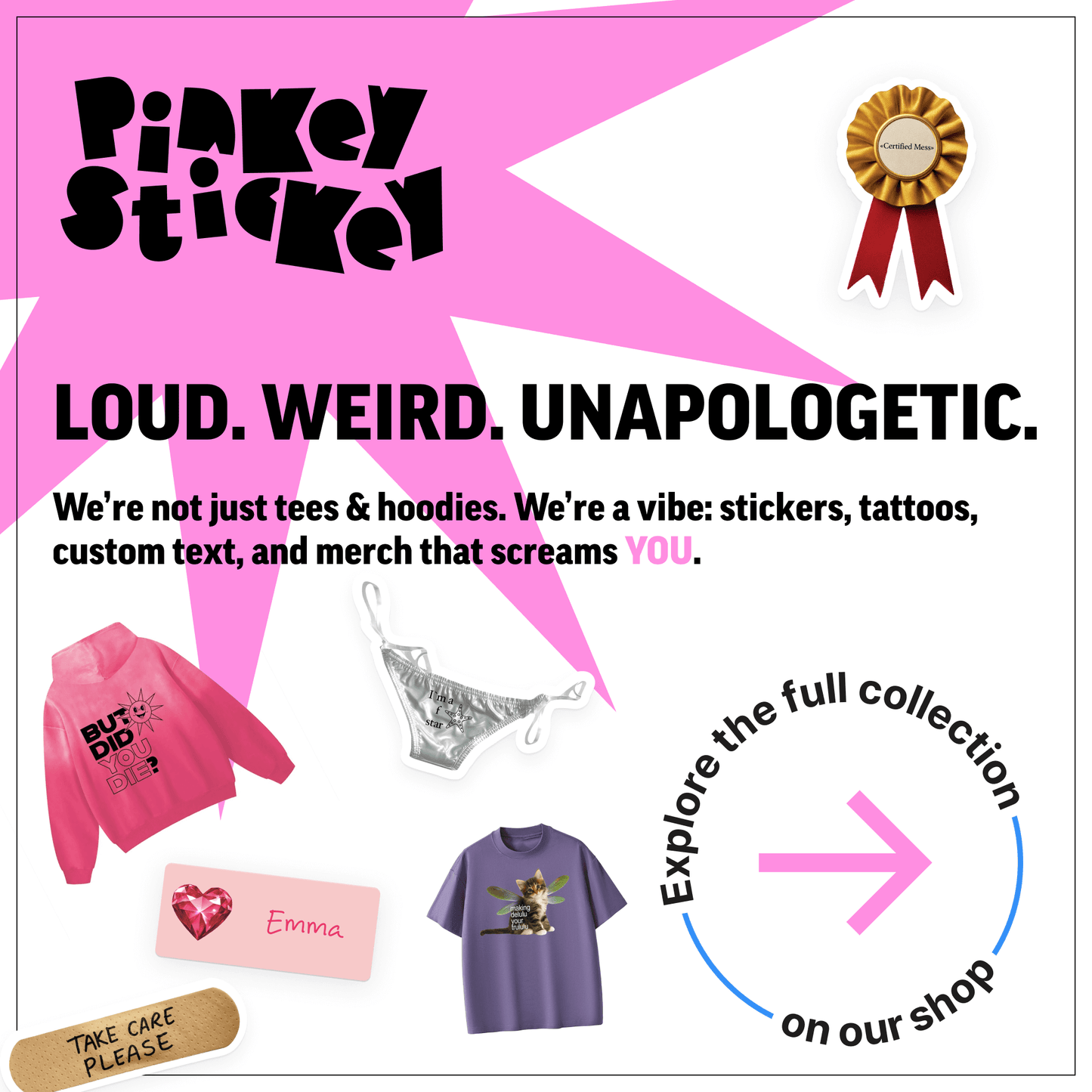 But Did You Die? Hoodie (Back Print)