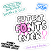 Custom Text Stickers
